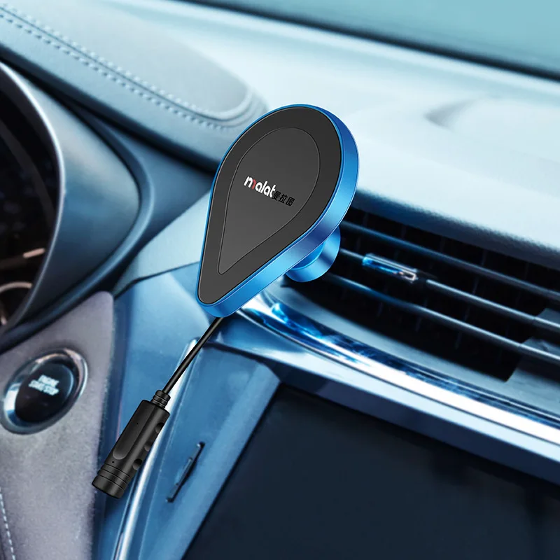 Мобильное Беспроводное зарядное устройство с магнитной присоской беспроводной