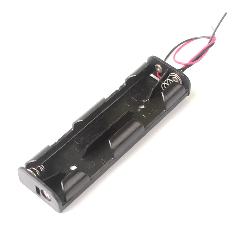 

30 шт./лот длинная полоса Тип 4X1,5 в AA батареи пластиковый чехол-держатель 6 в AA коробка для хранения батарей с проводными выводами