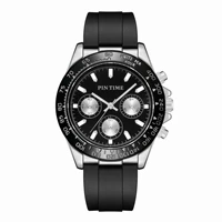 wholesale fashion men luxury design sport watch all dial work stopwatch rubber strap casual dress gift wirstwatch montre clock