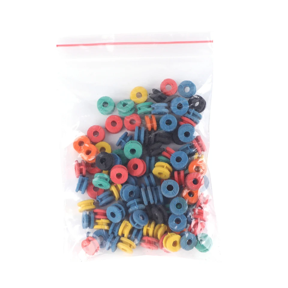 100pcs/lot H Shape Tattoo Machine Rubber Nipple Half Grommets Piston Pin Needle Mat Pad Cushion | Красота и здоровье