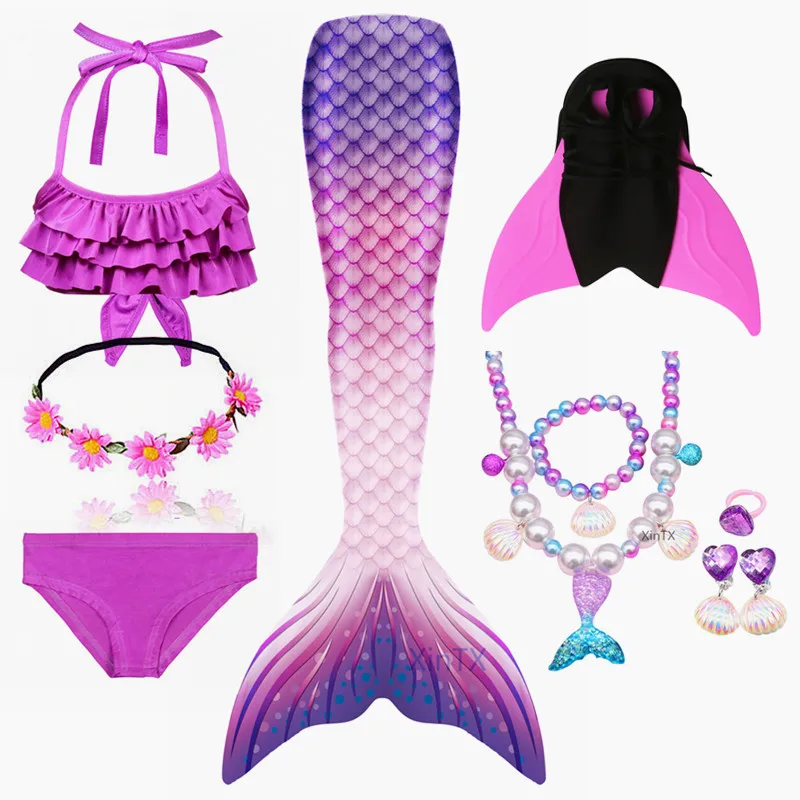 2020 Новое поступление Радужное розовое искусство с плавниками для детей