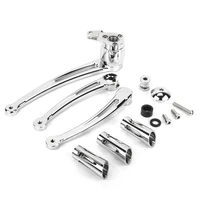 motorcycle chrome brake arm pedal kits heel toe shift lever w shifter pegs for harley touring 2008 2013
