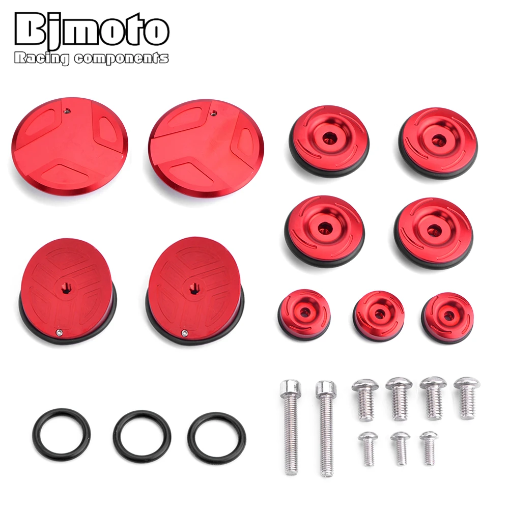 

CNC Frame Hole Plug Cap Cover Set For BMW R1200GS LC 2013-2018 Adventure 2014-2018 R1200RT 2014-2017 Motorcycle Accessories