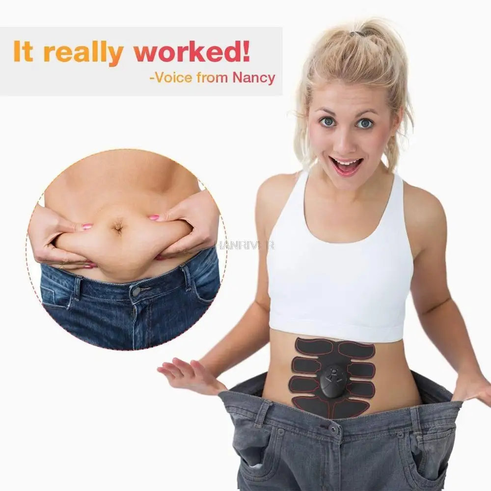 Smart EMS электрический импульс лечение массажер стимулятор мышц живота дома Фитнес