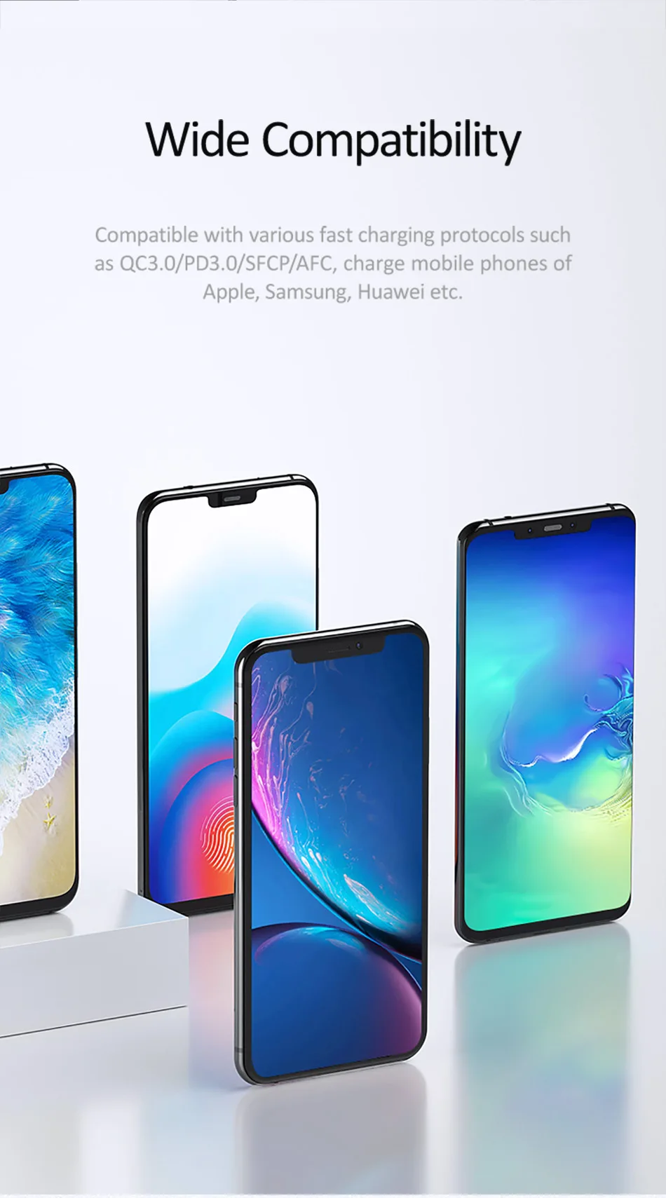Quick charge power Bank, USAMS 10000 мАч PD Быстрая зарядка power Bank QC 3,0 power Bank type C USB зарядное устройство для iPhone Xiaomi 9 samsung