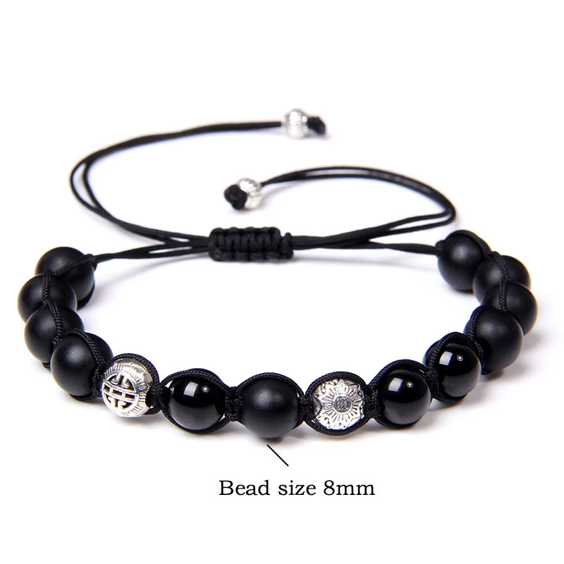 Винтажные мужские браслеты плетеный браслет ручной работы из полированного