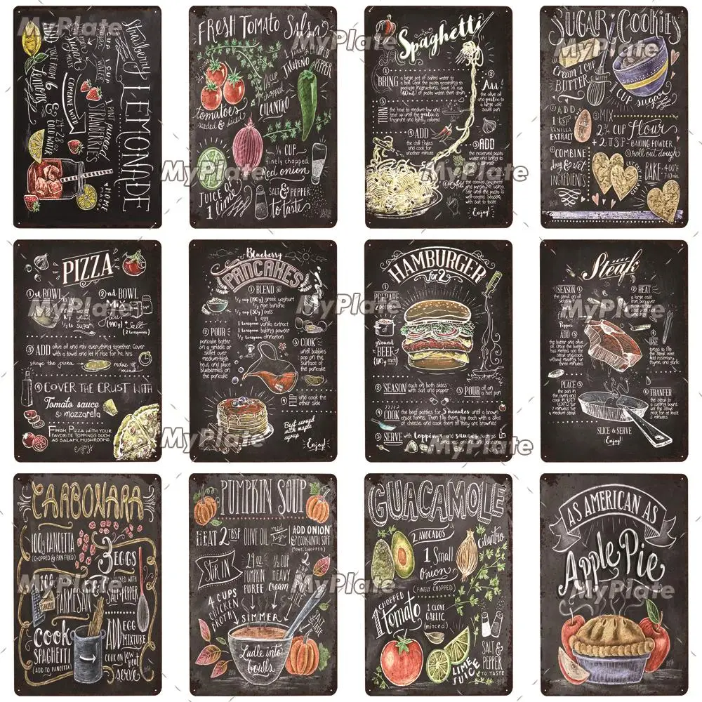 Металлический знак GUACAMOLE металлический винтажный пищевой оловянный Настенный