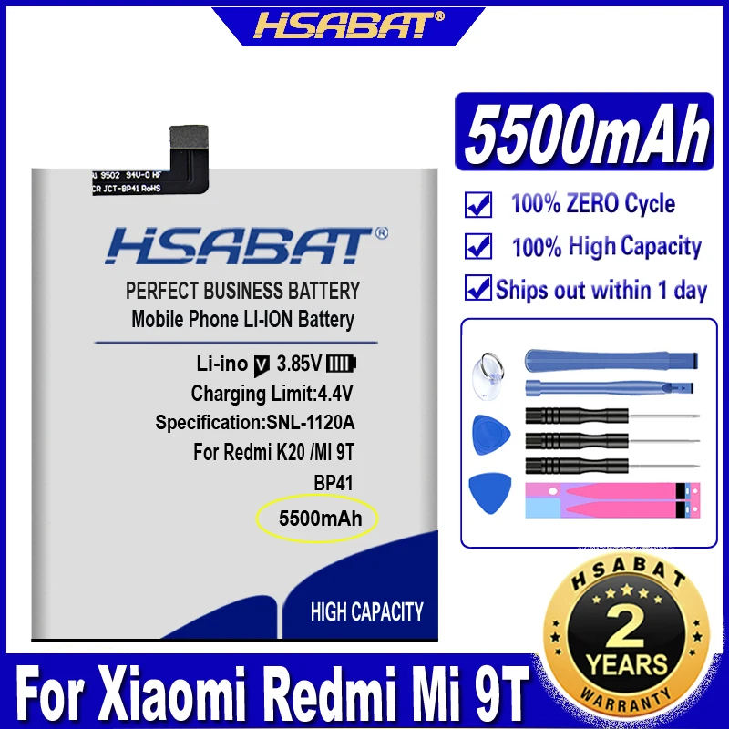 Аккумулятор высокой емкости HSABAT BP40 BP41 BP42 для Xiaomi Redmi Mi 9T Pro /K20 / K20 11 Lite |