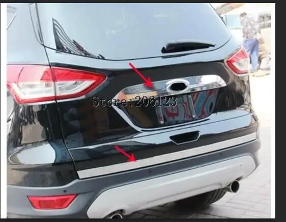 1 шт. для Ford Kuga / Escape 2013 2014 2015 задний багажник из нержавеющей стали задняя дверь