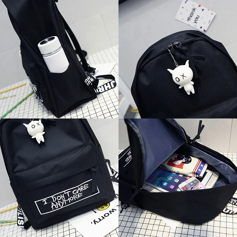Модный рюкзак милый женский рюкзак Mochilas Женская Сумка Через Плечо Рюкзак Школьные сумки для девочек-подростков