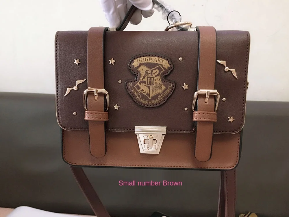 

2021 Leather Purse Potter Cosplay Cross-body Bags Small Handbag Shouder-bag New Solid Ladies Flap Bag Hp Prop