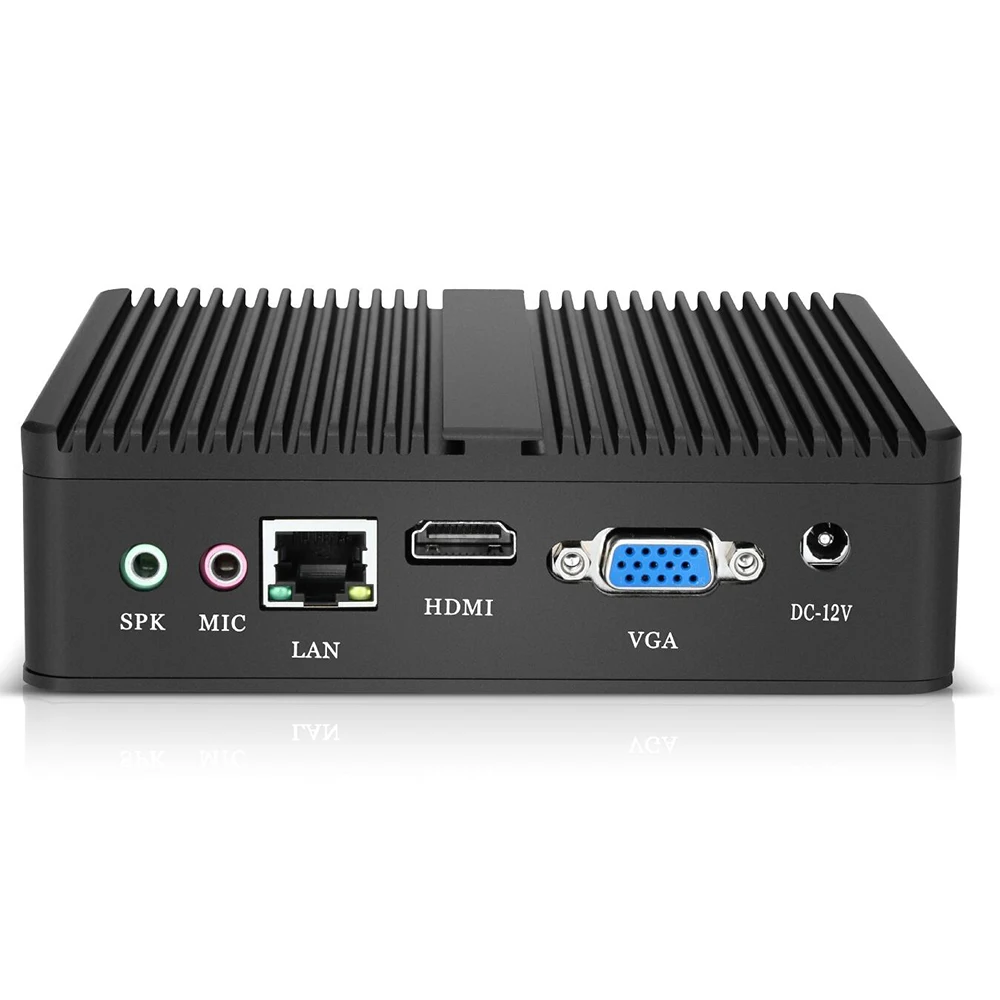 Мини ПК Intel Celeron J1900 четырехъядерный Windows 10 Linux DDR3L mSATA SSD HDMI дисплей VGA 5 * USB WiFi Gigabit LAN