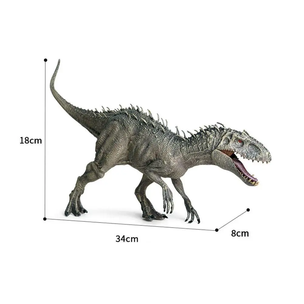 

Jurassic Indominus Rex Velociraptor Action Figures Savage Tyrannosaurus Dinosaur World Animals Model PVC Collection Kid Toy