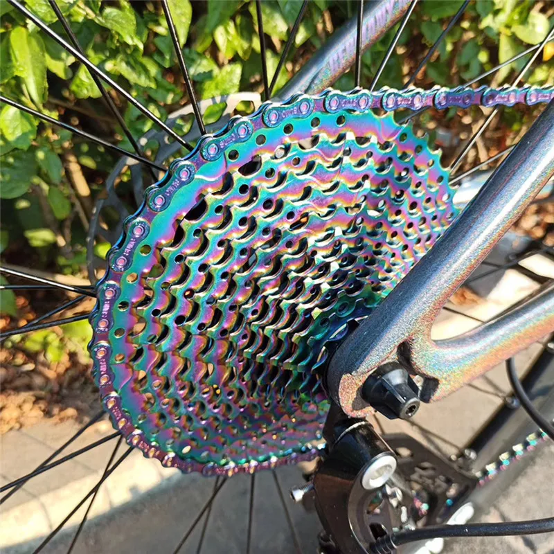 Горный велосипед 11 12 скоростная кассета 50T Радуга MTB скоростной маховик Звездочка