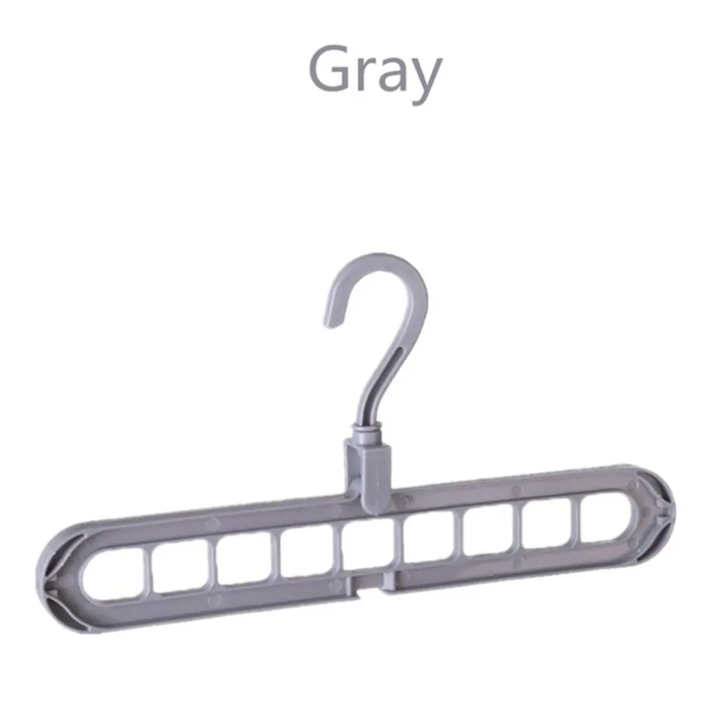 

Multifunctional Nine-hole Hanger Folding Contraction Magic Rotating Clothes Home Use Travel Storage Artifact