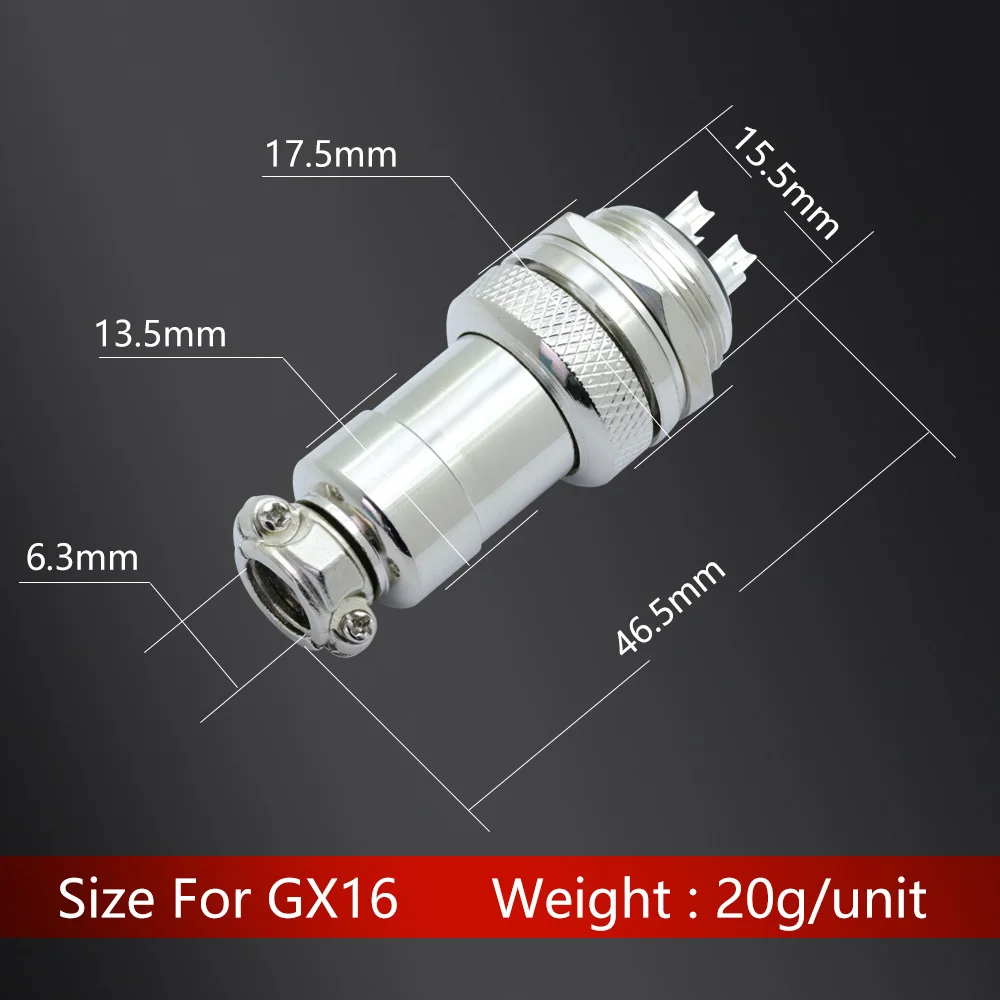 10 компл./лот GX16 2/3/4/5/6/7/8/9 контактов штекер и гнездо 16 мм L70-78 круглый авиационный
