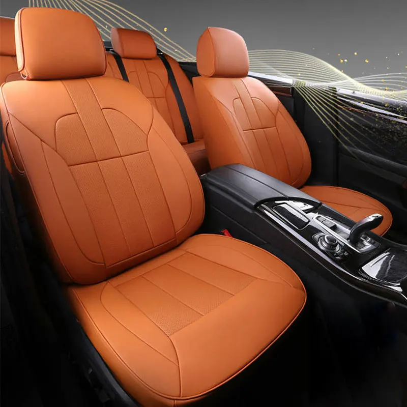 Высококачественный кожаный чехол на сиденье автомобиля для Volvo S60L V40 V60 S60 XC60 XC90 C70