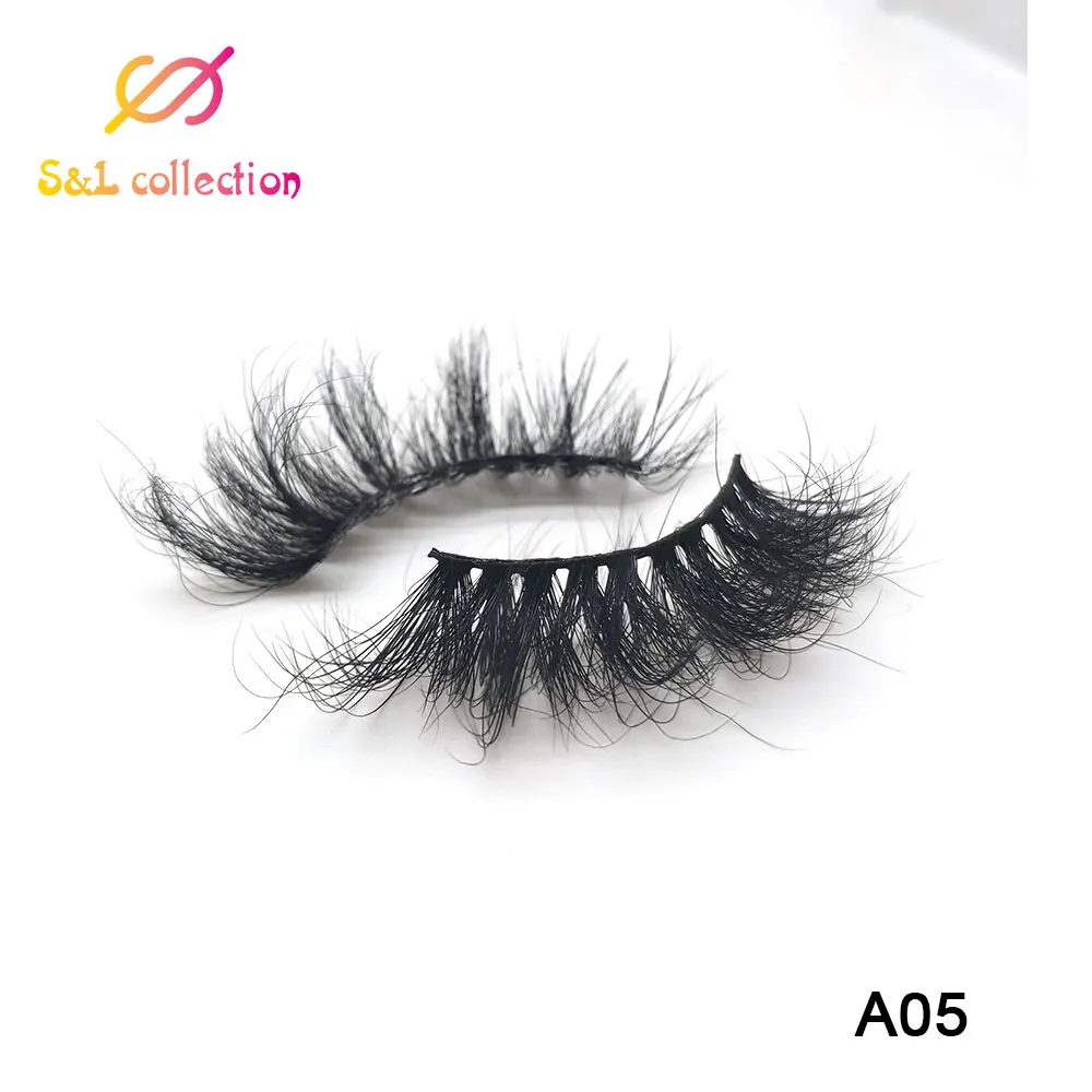 Пушистые норковые ресницы 25 мм для макияжа толстые 5D накладные 100% ручной работы