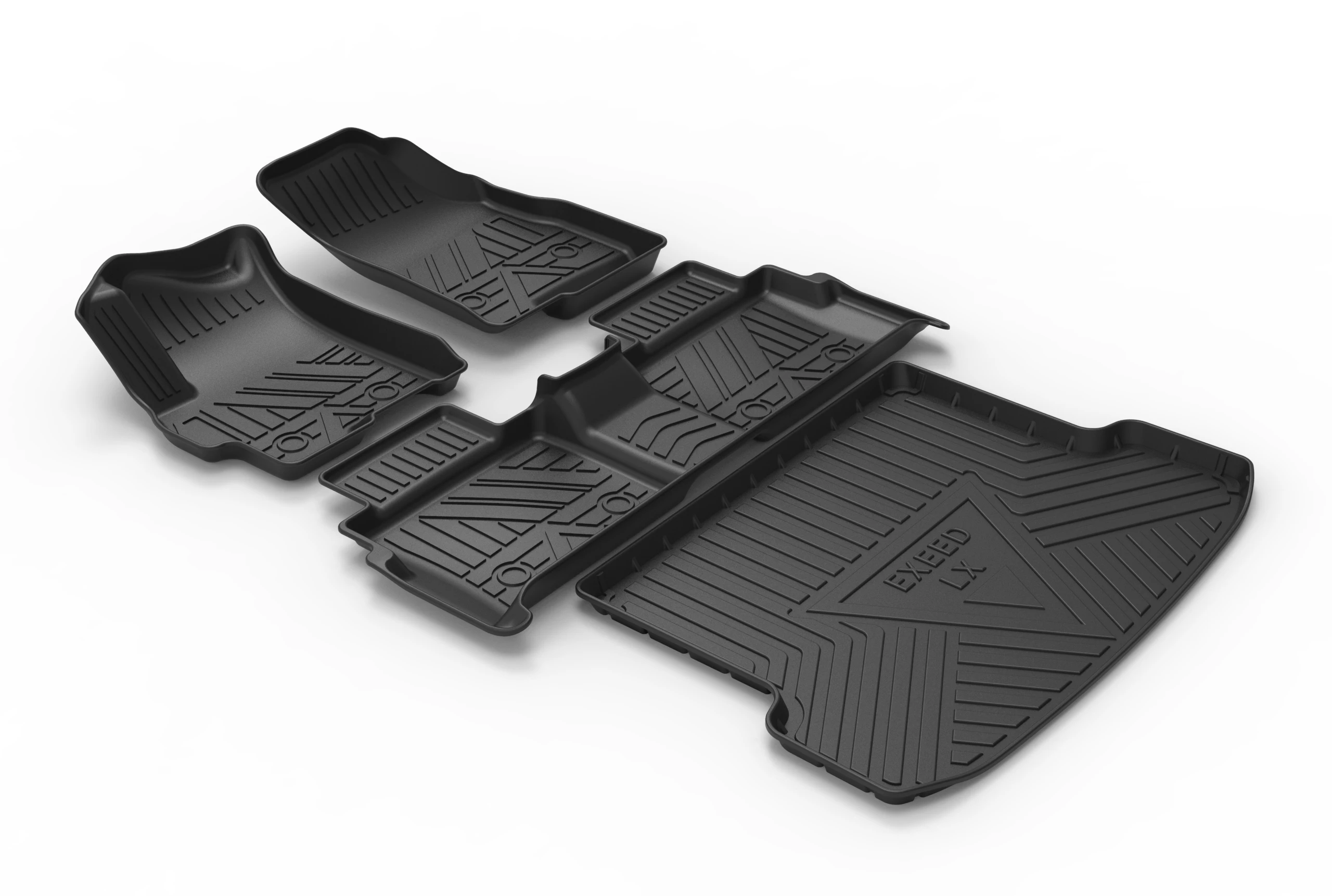 

3Pcs/set Car Floor Mats for CHERY EXEED LX 2019-2021 TPE Left-hand Drive Automatic Transmission Car Floor Mats Carpet