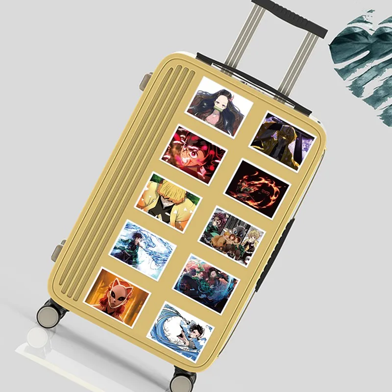 

30PCS Hot Japan Anime Kimetsu No Yaiba Stickers Decal Vinyl For Car Guitar Laptop Skateboard Demon Blade Slayer Sticker