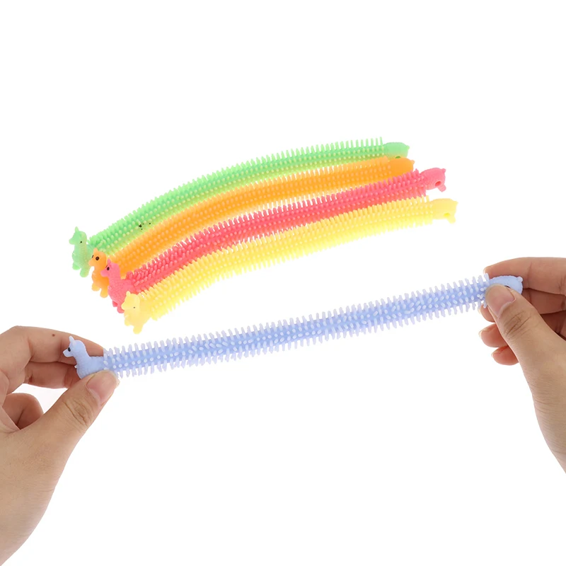 

3PCS Anti Stress Toys Worm Noodle Stretch String Rope String Fidget Autism Vent Toy For Adults Kids Children