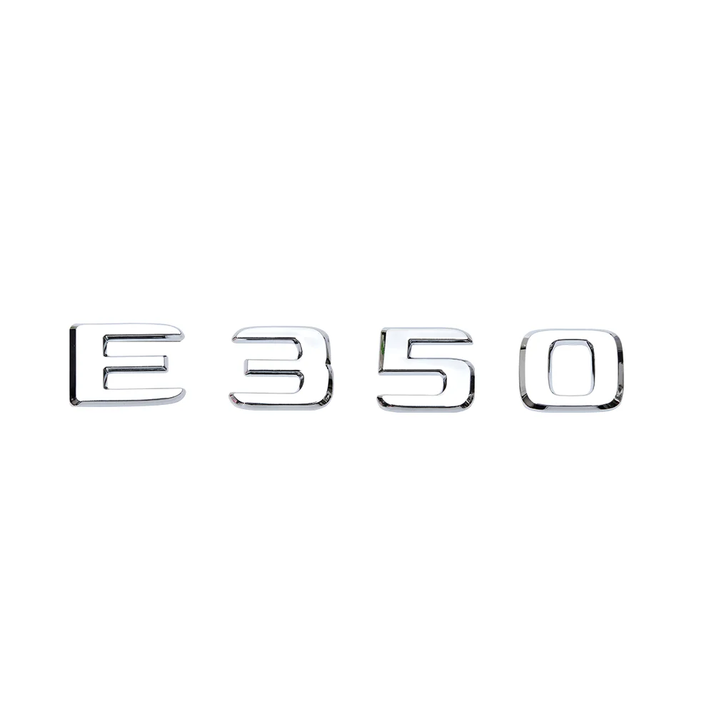 Автомобильная Эмблема для багажника наклейка с буквами E350 E350L E400 E400L W110 W114 W115 W123 W124