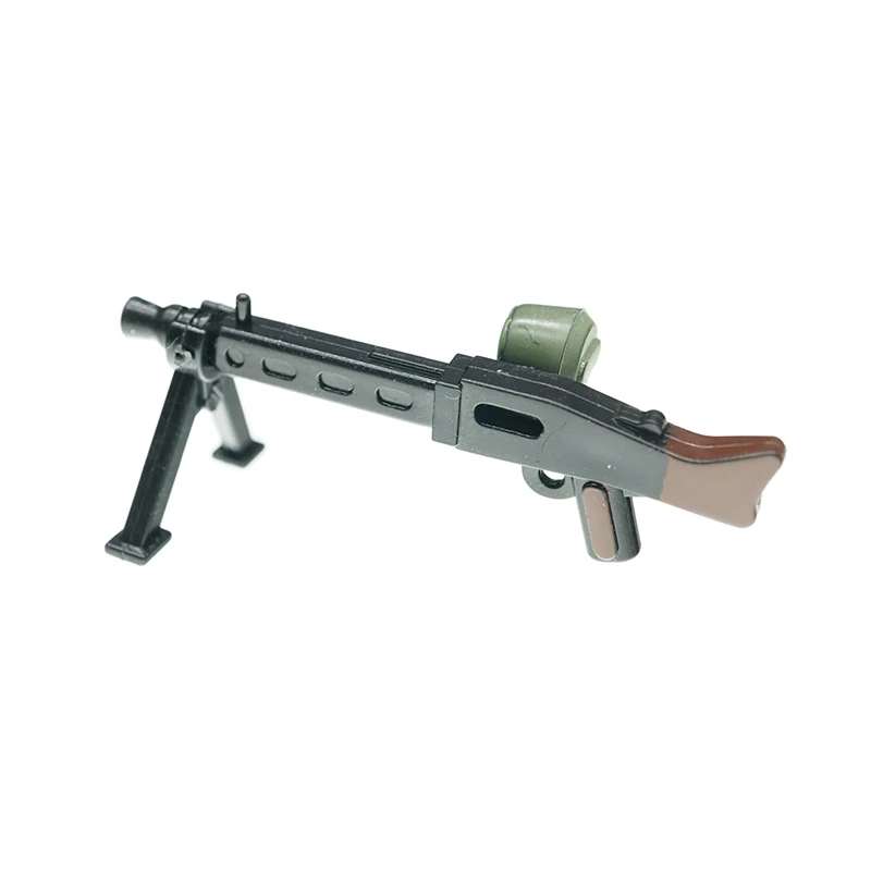 5 шт./лот пистолеты военные MG42 оружие, винтовка, пулемет, пистолет-пулемет, МОК конструкторские блоки, кирпичи, игрушки для детей B123 on.