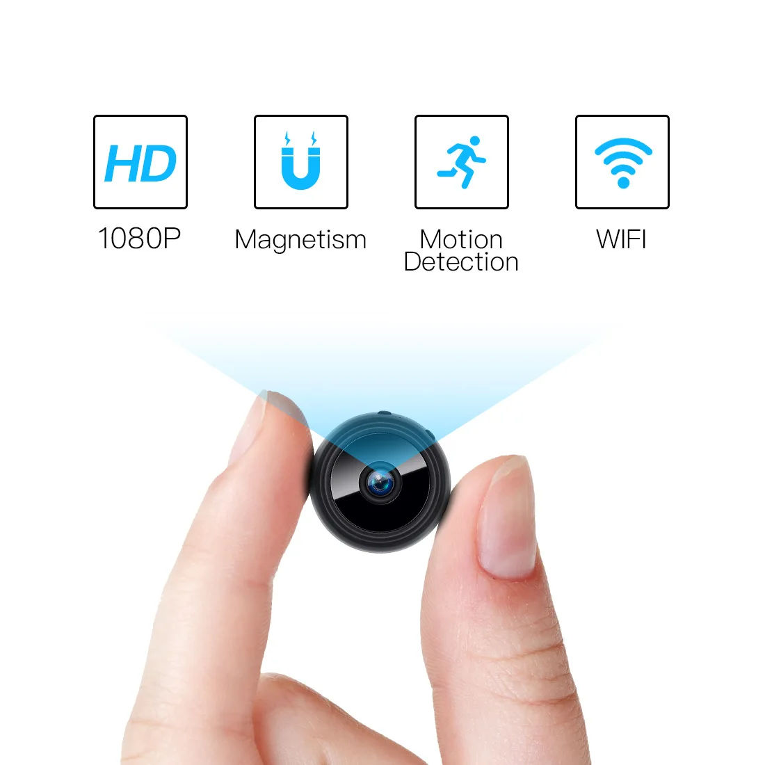 

Tiny Mini Wifi Camera 1080P HD Live Video Real Time Remote Phone Monitor Night Vision Motion Sensor IP Micro Cam Body Camcorder