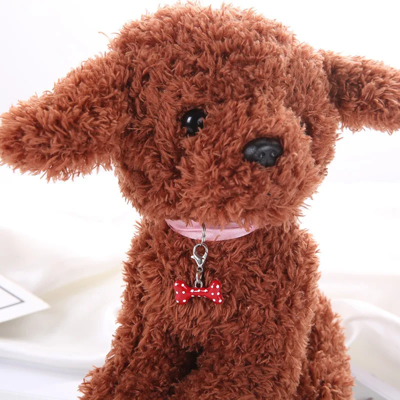 New Fashion Jewelry Red Pink Bone Collar Pendant Necklace Cute Decorated Pet Dog Tag Accessory | Дом и сад