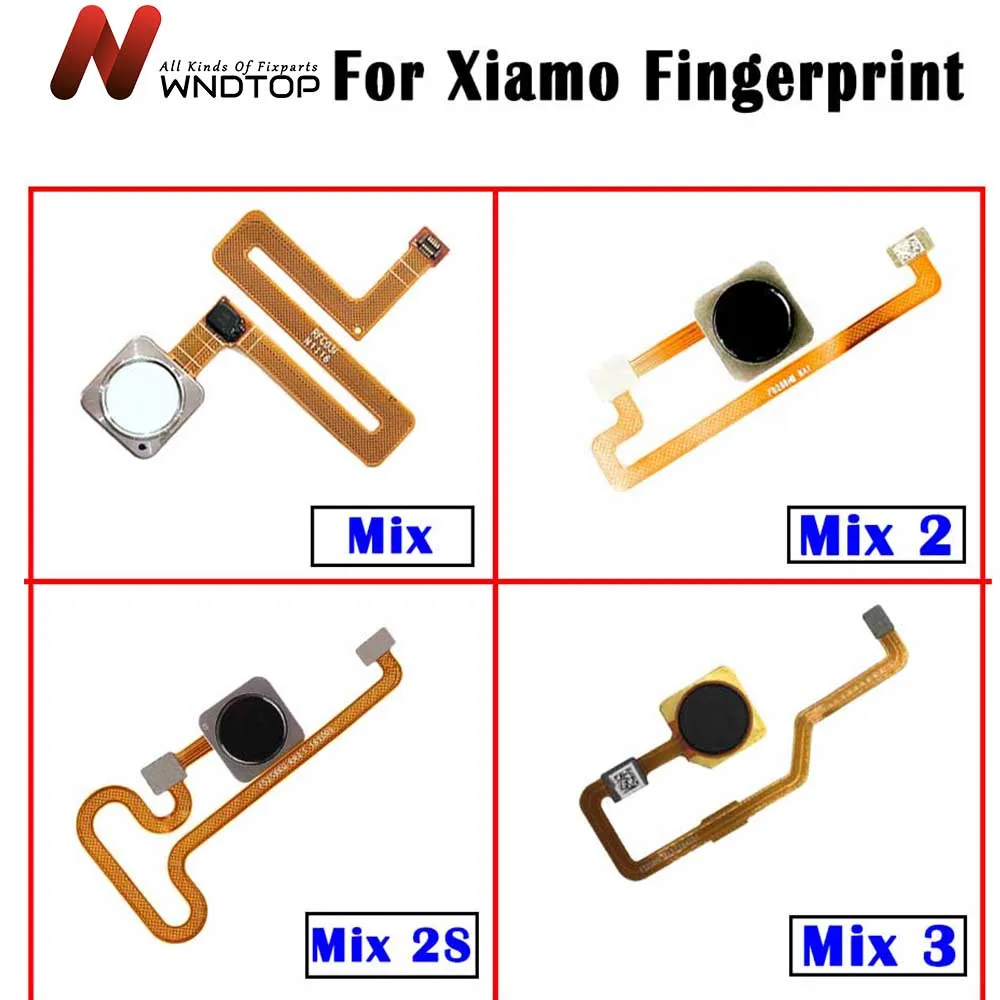

MIX 1 2 3 Fingerprint Flex Cable Recognition Sensor Touch ID For Xiaomi Mi Mix 2 2S 3 Home Button Flex Cable Replacement Parts