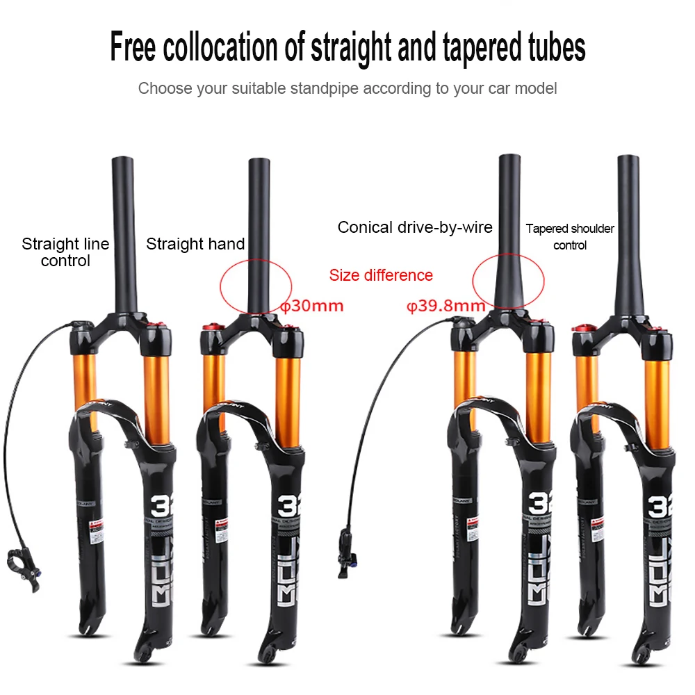 

Вилка для горного велосипеда из магниевого сплава, Supension Air 26/27, 5/ 29er дюймов, деталь для горного велосипеда, вилка 32 rl100 мм, Аксессуары для вело...