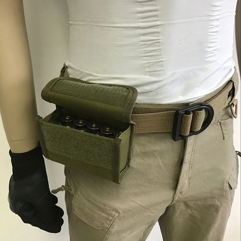 Nueva llegada Multi-funcional táctico bolso de la cintura 10 agujero de disparo bolsa al aire libre accesorios esenciales de caza Mag bolsa