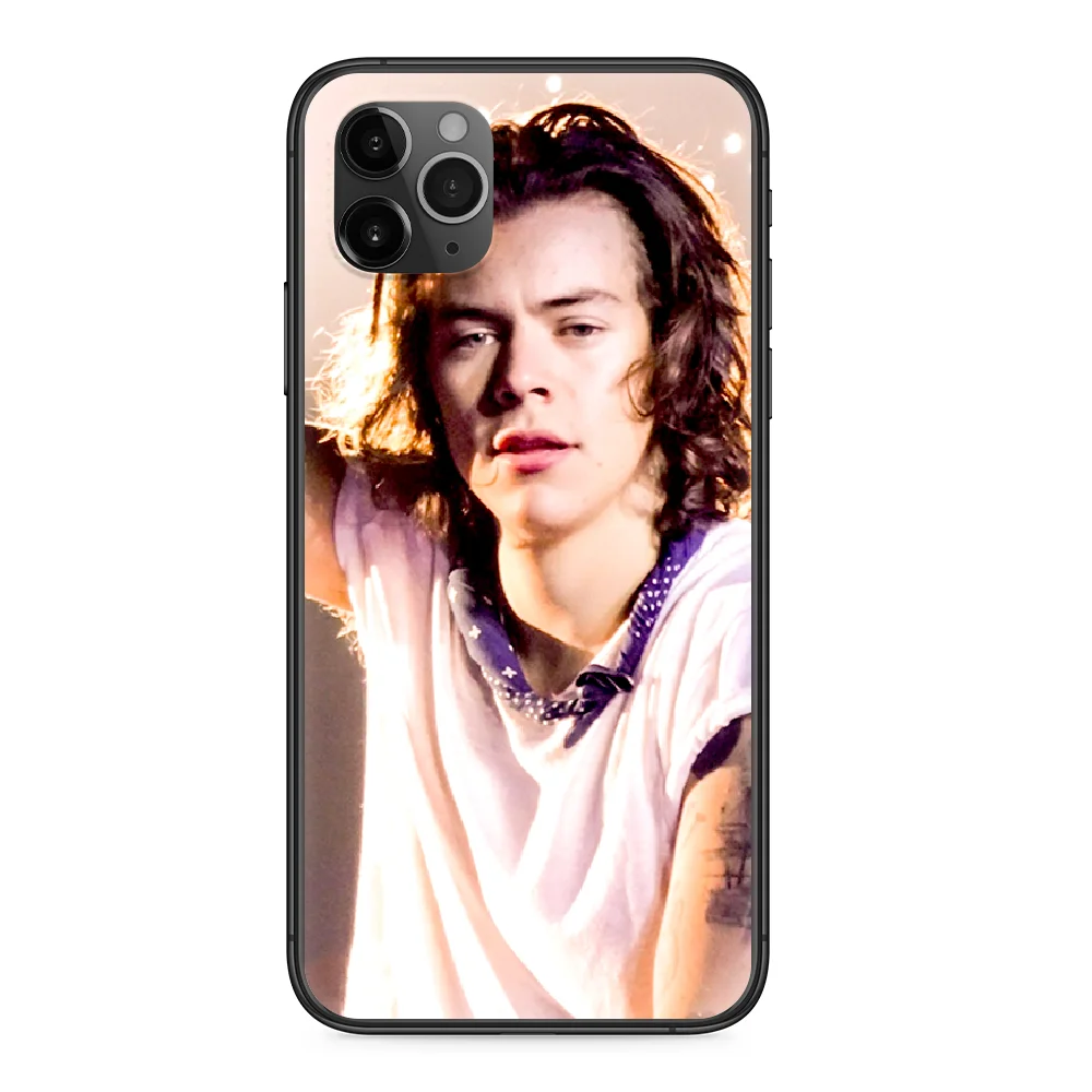 

Funny Singer Harry Styles Phone case For iphone 4 4s 5 5S SE 5C 6 6S 7 8 plus X XS XR 11 12 mini Pro Max 2020 black bumper 3D