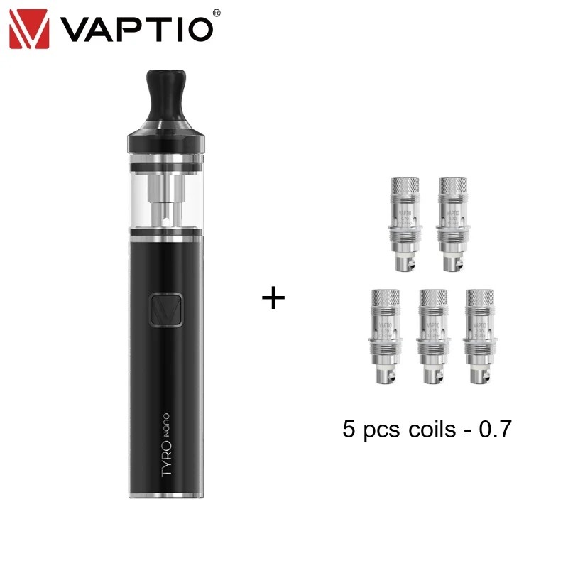 Оригинальный Vaptio Тиро Nano комплект многоразового Vape ручка 2 мл 900 мА/ч Батарея
