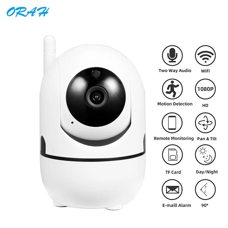 IP камера ORAH 1080P для системы видеонаблюдения с поддержкой Wi Fi|Камеры