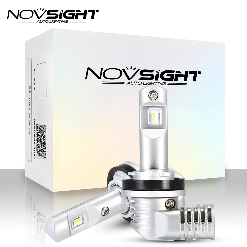 NOVSIGHT H7 H11 H16JP 9005 9006 9012 D1 P13 PSX24W PSX26W Автомобильный светодиодный головной светильник s