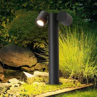 Adjustable Head Post Lawn Lights Modern Garden Outdoor Pillar Light ALuminum Villa Backyard Pathway Landscape Column Lamps