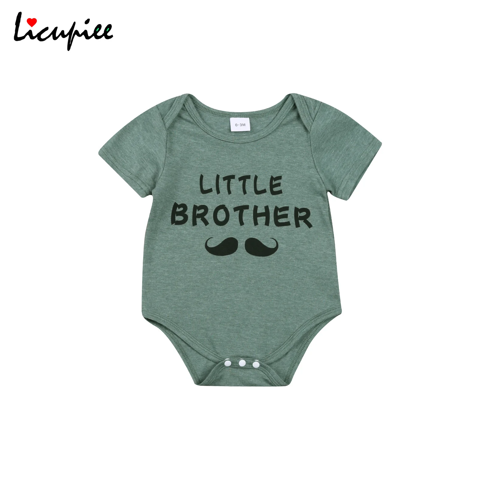 

0-12 Months Letter Bodysuit Newborn Casual Style Romper, Infant Loose Letter Print Short Sleeve Round Neck Playsuit