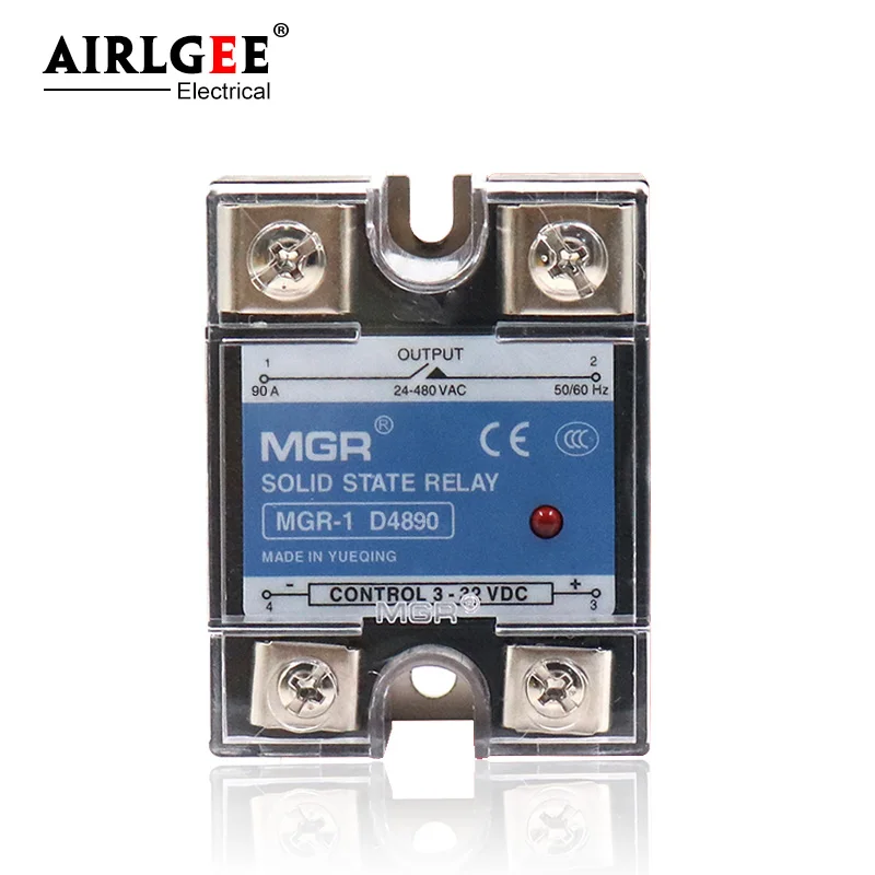 MGR 1 D48100/SSR 100DA реле постоянного тока в переменный Однофазное твердотельное вход 3