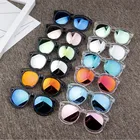 Новинка, детские солнцезащитные очки, милые детские солнцезащитные очки для девочек, детские очки, кошачий глаз, солнцезащитные очки для мальчиков Uv400