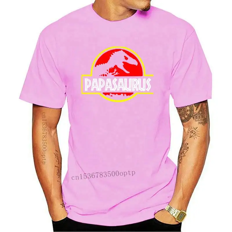 

Papasaurus Rex-забавная Женская-подарок на день отца, футболка унисекс