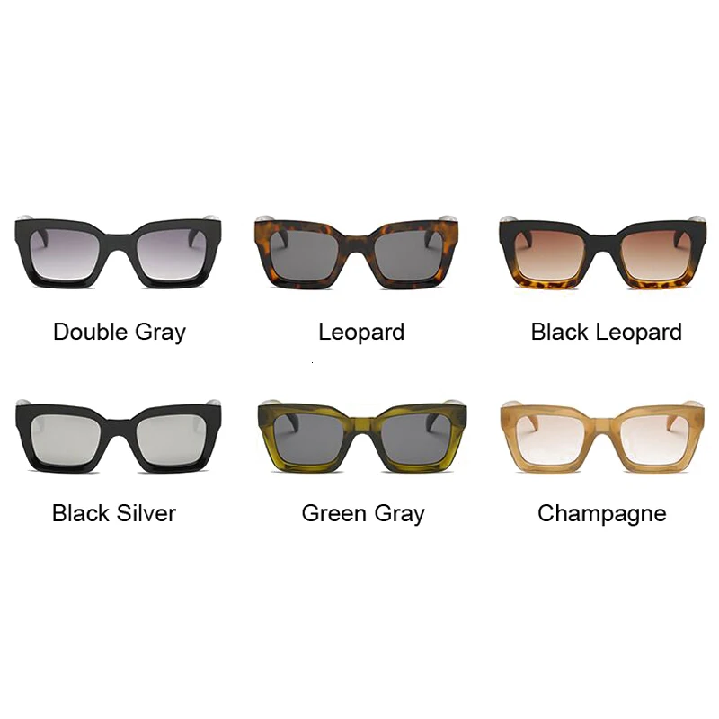 

New Fashion Women Luxury Brand Square Sunglasses Ladies Vintage Oversized Sun Glasses Female Big Frame Uv400 Shades Black