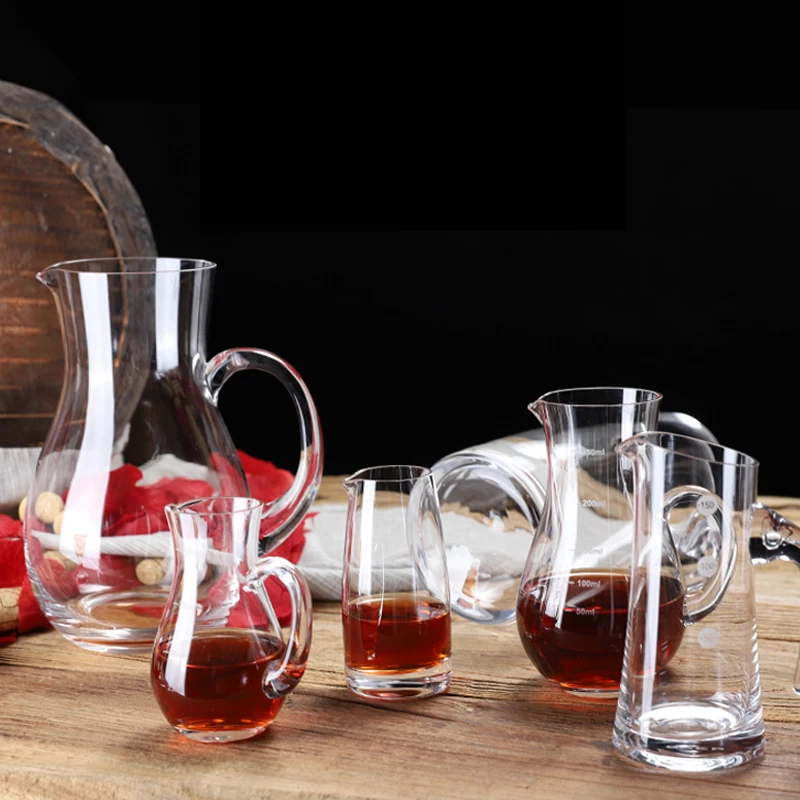 Red Wine Decanter Crystal Glass Flask Set Water Caraffe Scale Jug Pourer Aerator Whiskey Bar Carafe Splitter | Дом и сад