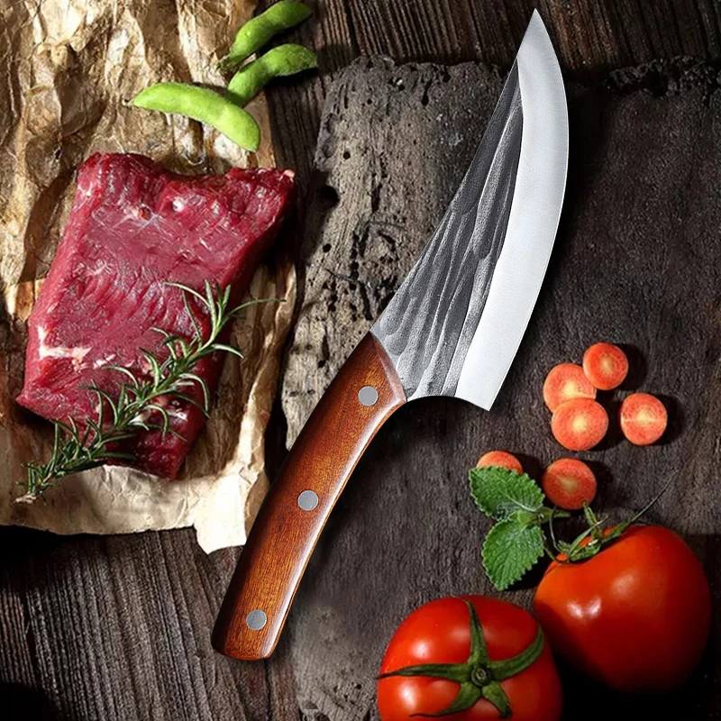 Кованый кухонный нож шеф-повар из нержавеющей стали резец для мяса шеф-повара
