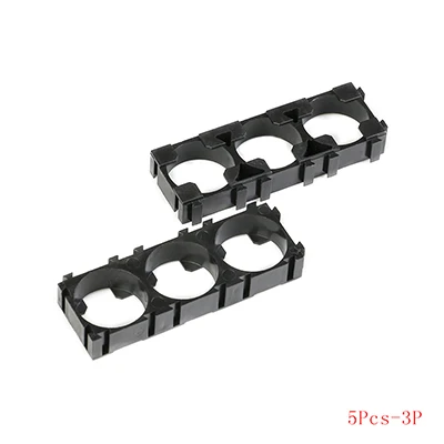5Pcs-3P 5 шт. 1/2/3/15/20P 18650 Батарея держатель кронштейн DIY цилиндрические батареи приспособление анти Вибрация чехол литейный Ящик Контейнер для хранения - Цвет: 5Pcs-3P