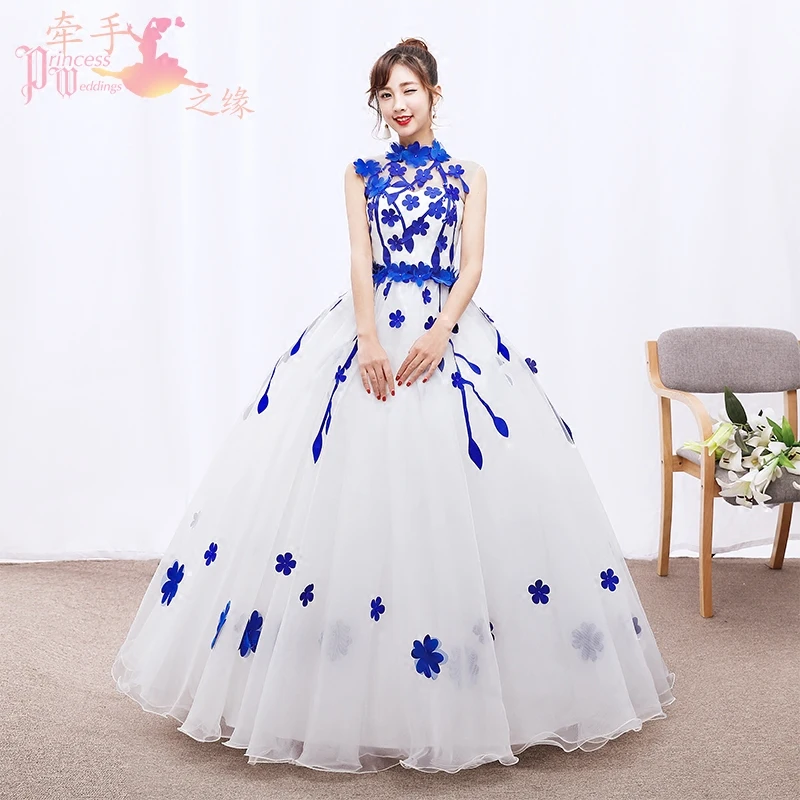 Бальное платье платья для девушек фиолетовое свадебное ручной работы с цветами