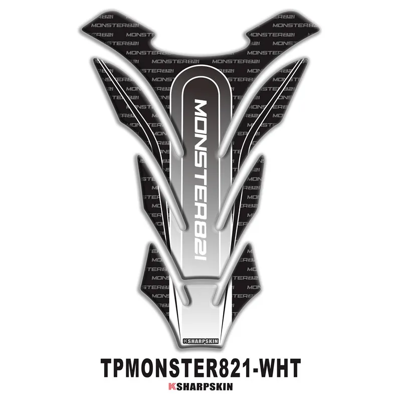 Новая мотоциклетная 3D крышка рыбьей кости наклейка на топливный бак