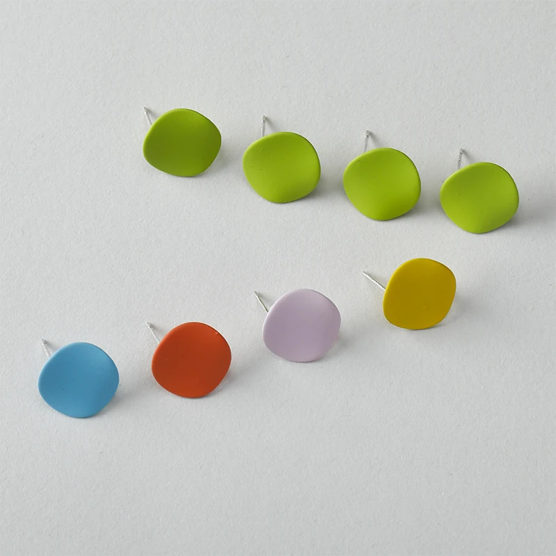 Весенние модели Макарон Цвет Матовая резиновая краска волнистый круговой 925