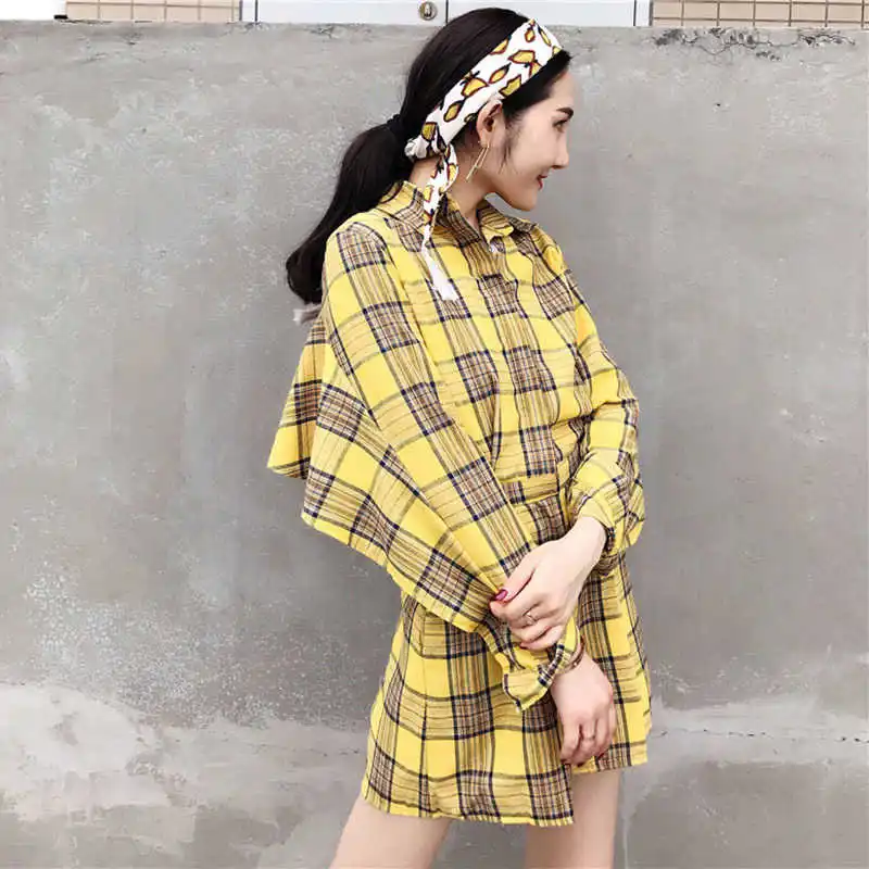 CHICEVER клетчатые комбинезоны с отворотами и рюшами на рукавах открытой спиной