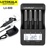 liitokala lii500 lcd battery charger charging 18650 3 7v 18350 18500 16340 25500 10440 14500 26650 1 2v aa aaa nimh battery